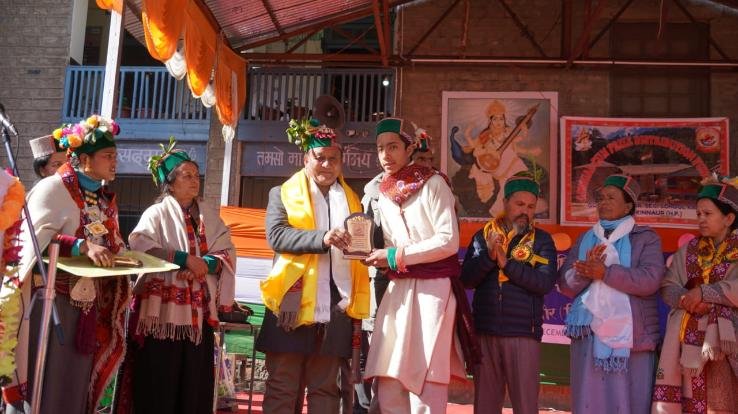 Revenue Minister Jagat Singh Negi participated in the program organized in Kalpa.