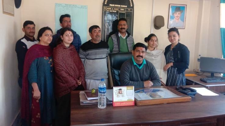 पुलिस थाना कुनिहार में किया नशा निवारण शिविर का आयोजन