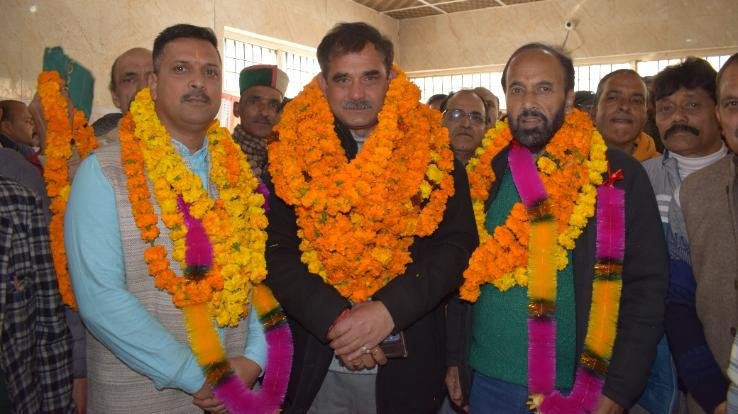 Anuj Gupta was sworn in as the President of Nagar Panchayat Arki.