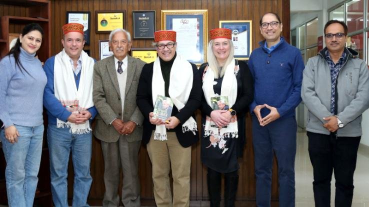  Solan: Newcastle University delegation visited Shoolini University