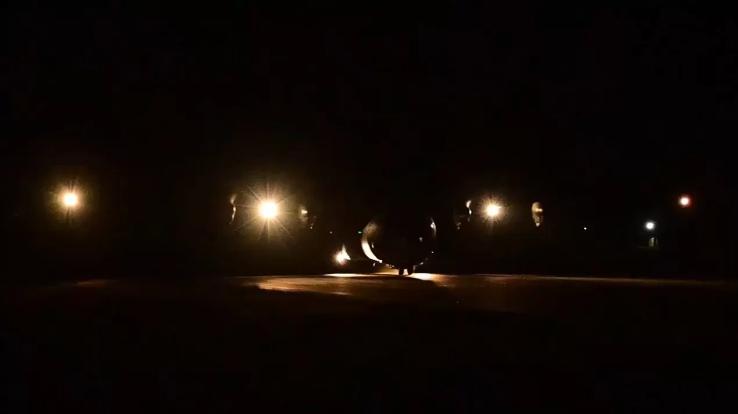 Air Force made night landing of C-130J Super Hercules aircraft for the first time in Kargil.