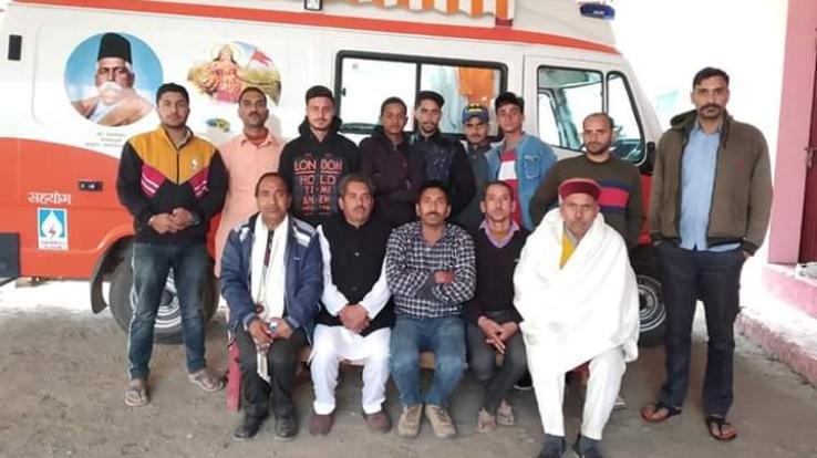 ग्राम पंचायत सरयांज में निशुल्क स्वास्थ्य शिविर का आयोजन