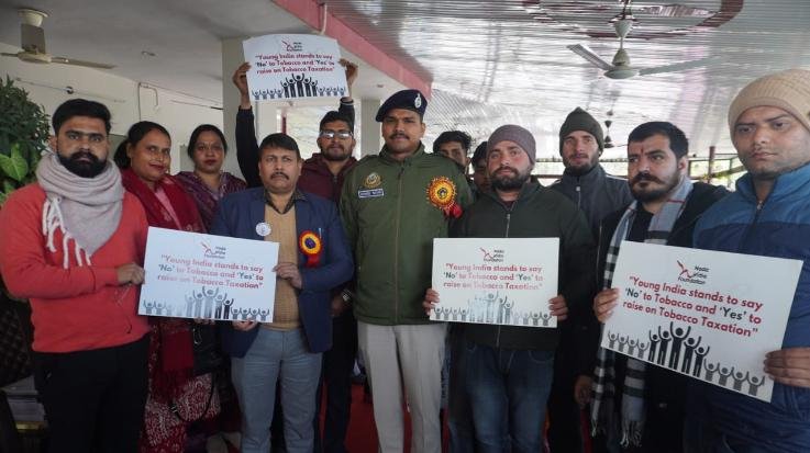  Indora: Youth took pledge for tobacco free life on National Youth Day