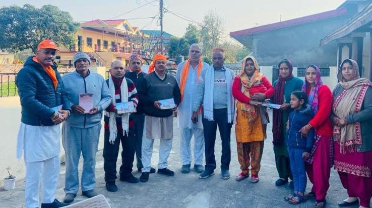 Jaswan-Paragpur: Special enthusiasm for the consecration ceremony of Shri Ramlala in Dodu Brahmana Rajputan.