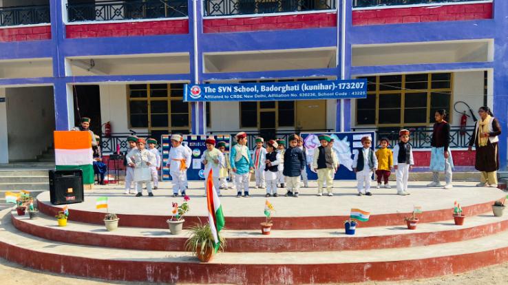 KUNIHAR: Himachal's 53rd Full Statehood Day celebrated at SVN School