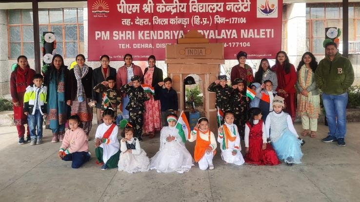  Dehradun: Republic Day celebrated at Kendriya Vidyalaya Naleti