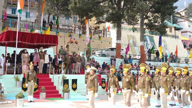 Republic Day: Rural Development and Panchayati Raj Minister Aniruddha Singh unfurled the tricolor at Rikangpio