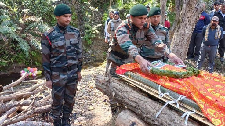  Jwalamukhi: Army team paid tribute to former soldier of Lagadu