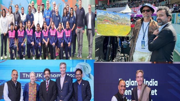  Dharamshala: HPCA and Deputy British High Commission organized a welcome ceremony at Dharamshala Stadium. 123