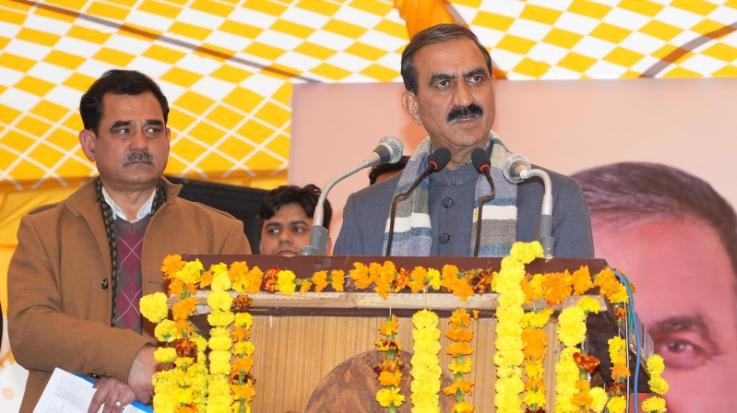 CM Sukhu said in Arki, will defeat money power with people power