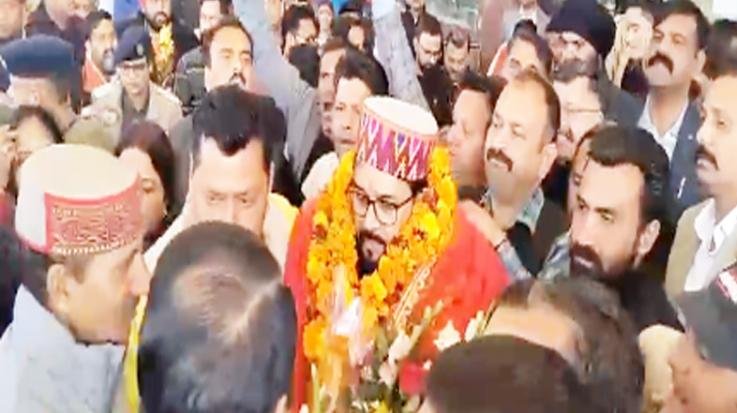 Dharamshala: Congress had made women fill the forms before and threw them in the trash, now don't know what will happen: Anurag