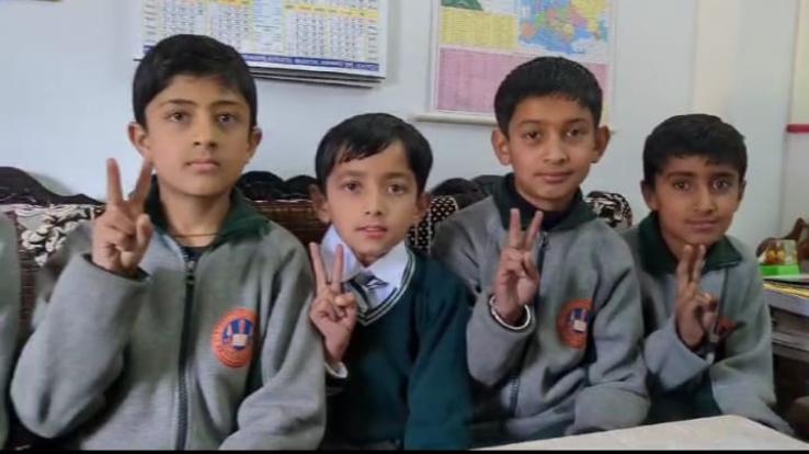 5 students of Maa Bhagwati Public School, Haripur Dhar created history by passing the All India Sainik School Entrance Examination together