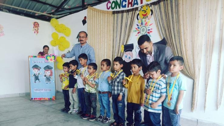  Kunihar: The SVN School Badorghati Kunihar declared annual examination result.