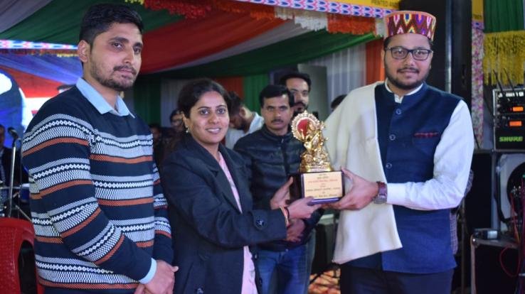 Kangra: Saurav Jassal participated as chief guest at the closing ceremony of Chhinj Fair Salyana.