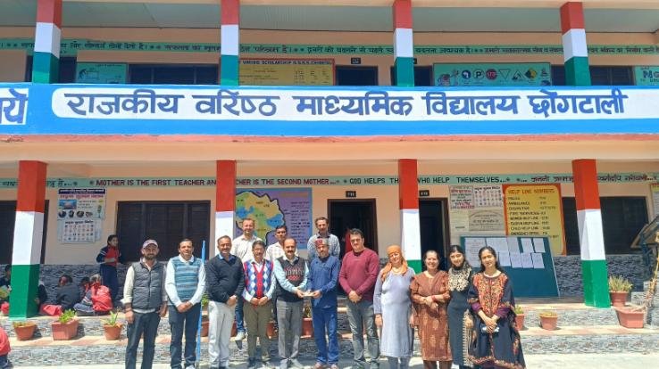 Sirmaur: Unique initiative of Chhogtali school staff, donated entire examination fee to the school.