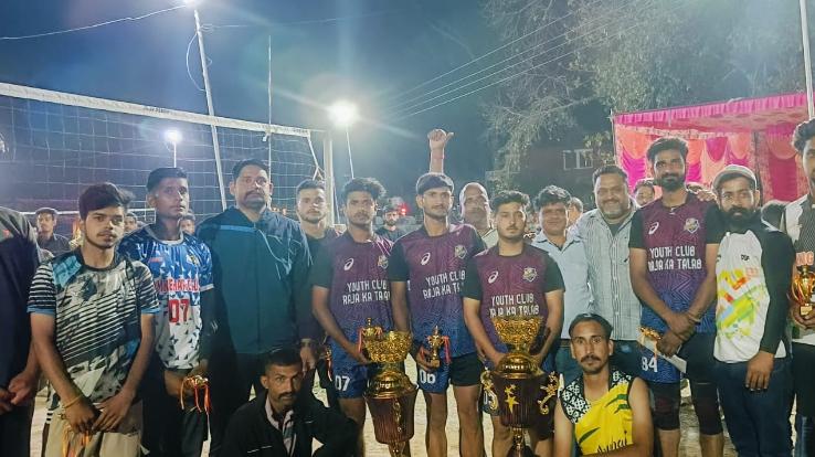 Volleyball tournament organized by Jai Bhavani Club Fatehpur concludes