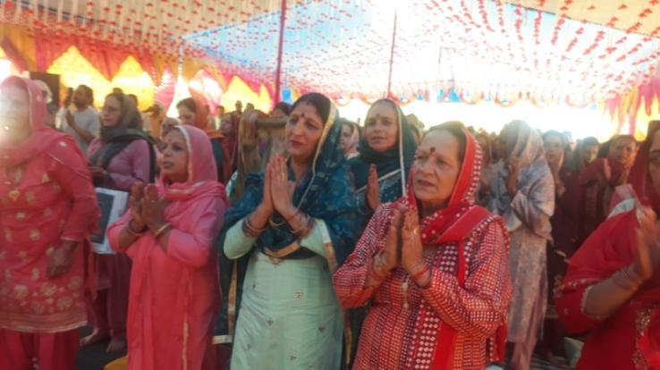 Kunihar: 9-day Ramkatha stopped at Durgamata temple Pattabarawari