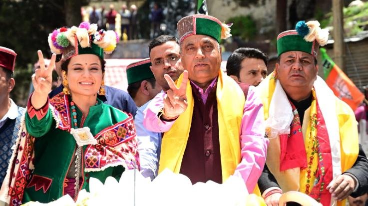 Opposition leader reaches Kinnaur, addresses Panna Pramukh conference and asks for votes for Kangana