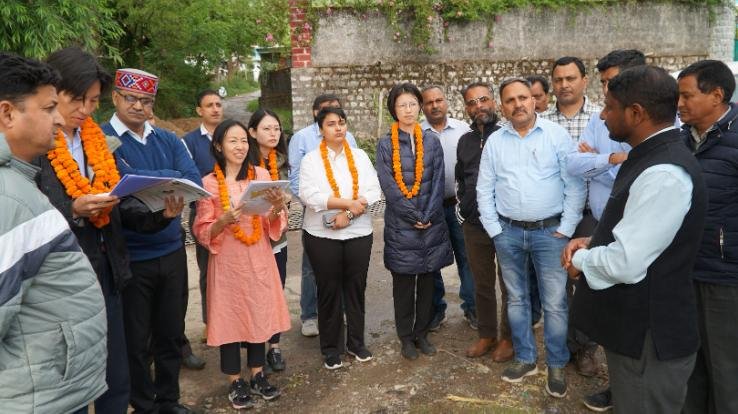 Dharamshala: Inspected the works of Crop Diversification Promotion Project