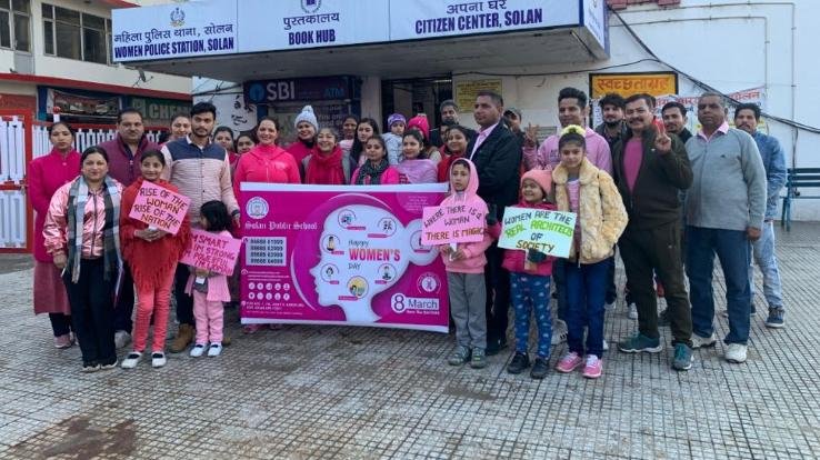 Solan Public School organises Pinkwalk this International Womens Day 