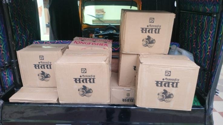 ऑटो रिक्शा से सोलन पुलिस की टीम ने गश्त के दौरान बरामद की शराब की 11 पेटियाँ