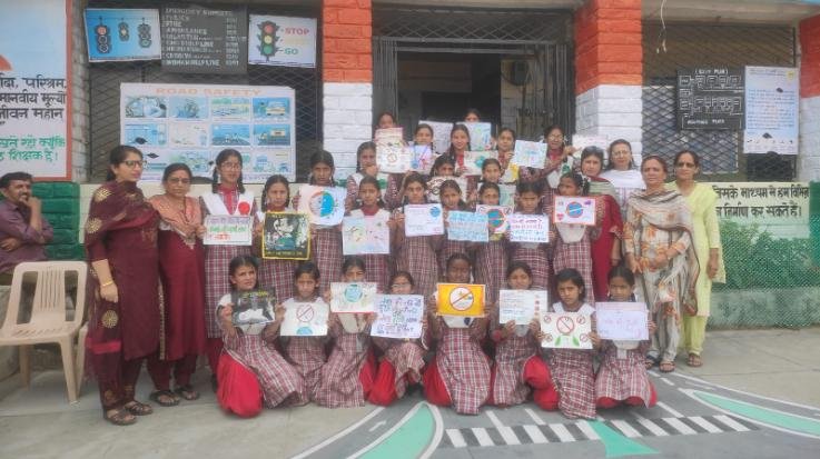 World No Tobacco Day celebrated in National Senior Secondary School Sonia Didag, children made aware