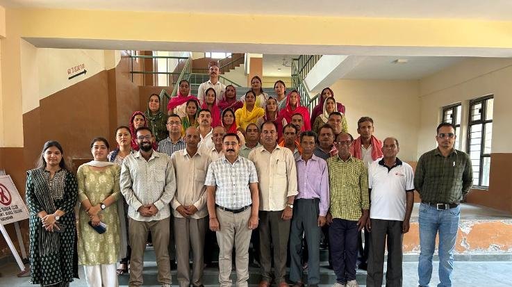 Organization of teacher-parent association meeting in Government College, Khundia