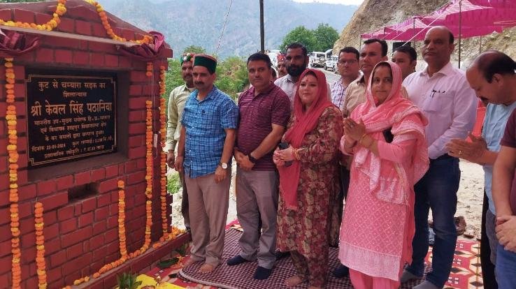 Special focus will be on road construction in Dharkandi area: Pathania
