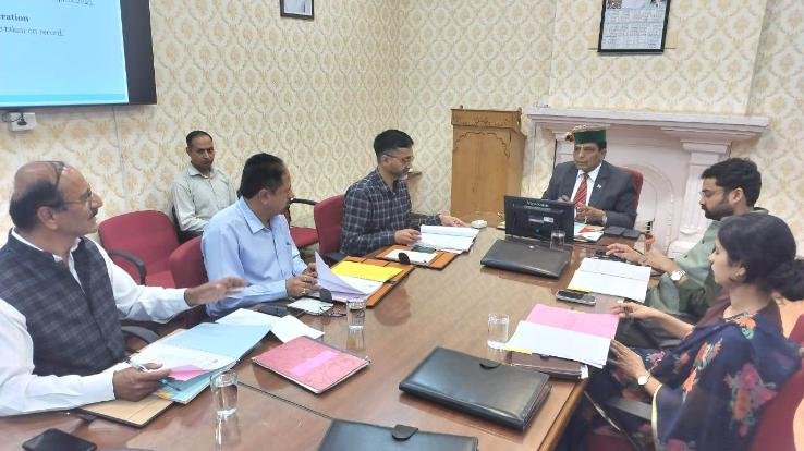 Solan: Health Minister presides over the meeting of the Board of Directors of Minority Finance and Development Corporation