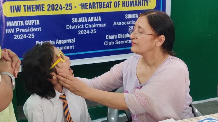 Solan: Hygiene checkup camp organized in Dayanand Adarsh ​​Vidyalaya
