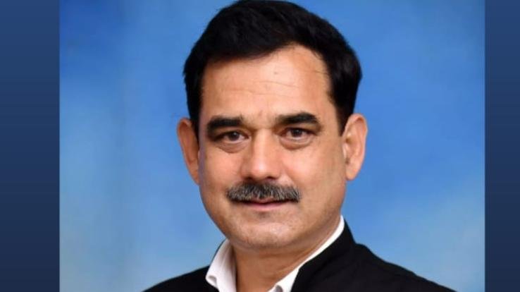 Kunihar: Sanjay Awasthi on his visit to Arki assembly constituency on July 5.