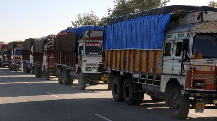 Cement plant dispute, angry truck operators started strike