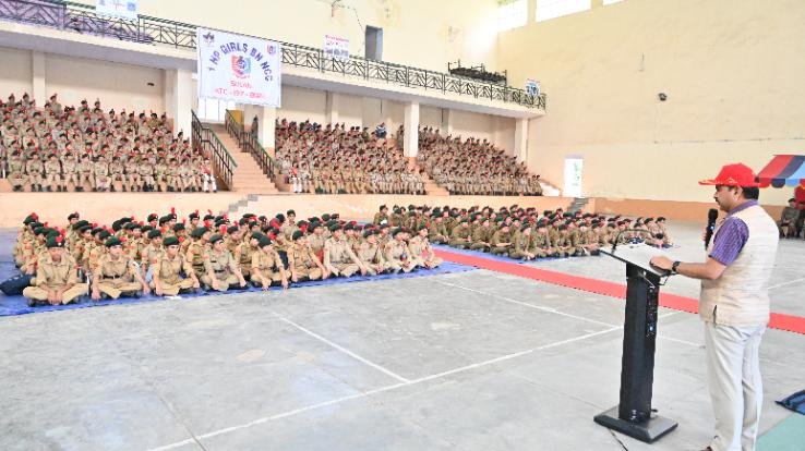 Nauni Vice Chancellor Professor Rajeshwar Singh Chandel appreciated the role of NCC in bringing discipline and self-confidence.