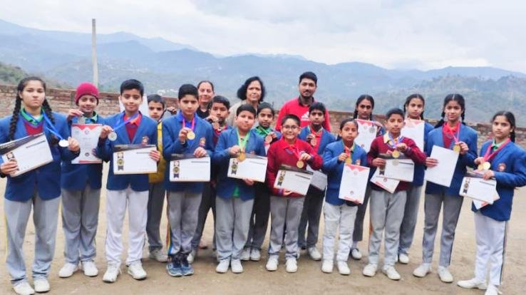 लक्ष्य कॉन्वेंट स्कूल के छात्र छात्रों ने दिखाया बेहतरीन प्रदर्शन