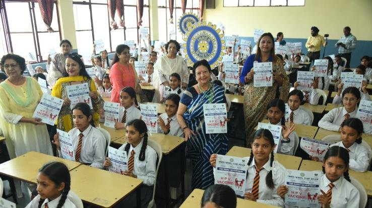 Medical Awareness Camp organized by Inner Wheel Club Solan today at Dayanand Adarsh ​​Vidyalaya