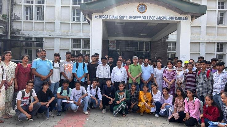 Jaisinghpur: Orientation program organized for BA, BSc, BCom and BCA first year students