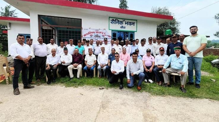 Jaisinghpur: Emotional tribute paid to martyrs on the occasion of Kargil Vijay Diwas.