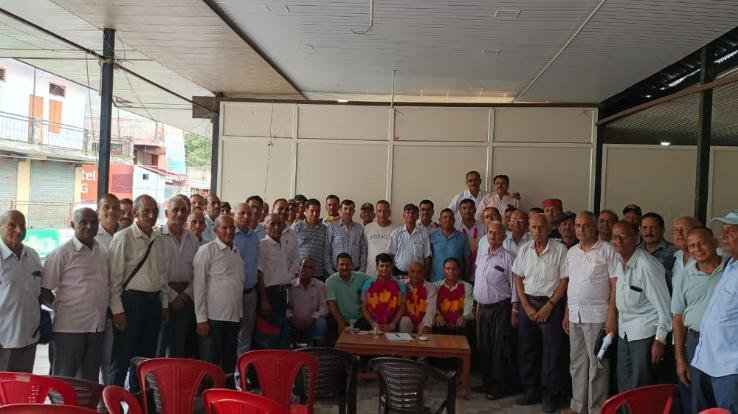 Jwalamukhi: Captain Ramesh Rana elected president of Tehsil Khundian Ex-Serviceman Veer Nari Sangh