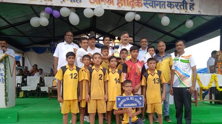 Bilaspur: Minerva School players capture volleyball title