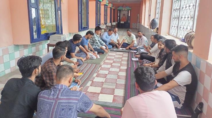 Kaganda: Arrangements of ABVP District Dehra for State Executive Meeting completed.