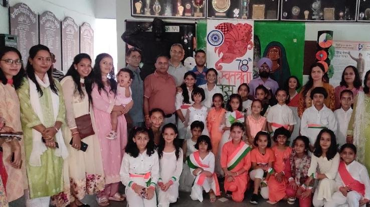 Dehra: 78th Independence Day celebrated with pomp at PM Shri Kendriya Vidyalaya Naleti