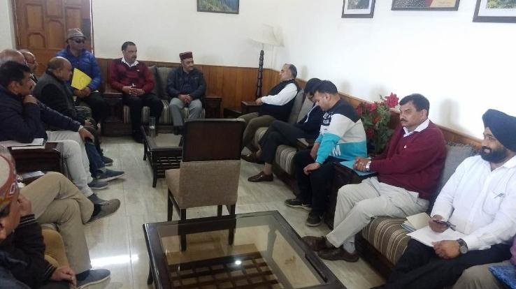 डॉ. सैजल ने कुम्हारट्टी में फोरलेन के संबंध में अधिकारियों के साथ की बैठक