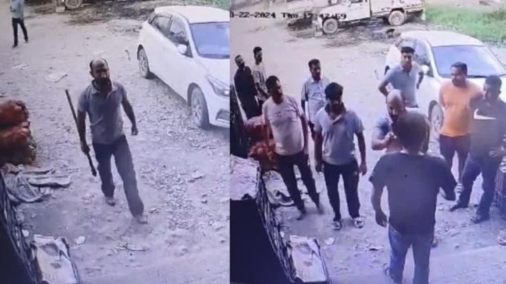 Market: A youth reached the vegetable market Dador with an ax in his hand, threatened the commission agent and the clerk.