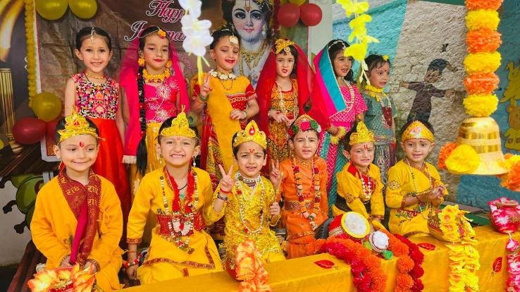 Solan: Krishna Janmashtami celebrated with pomp at Sai International School