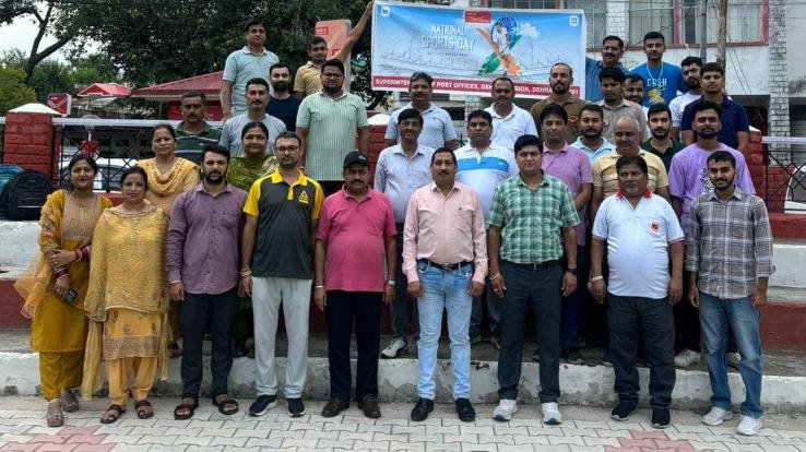 National Sports Day was organized under Postal Division in Dehra
