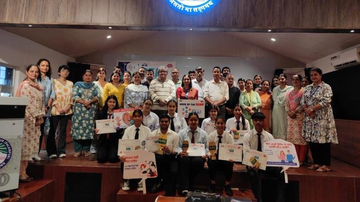 Dharamshala: Interacted with students under Deaf Awareness Week