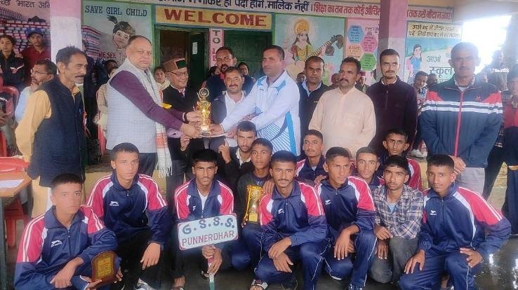Sirmaur: Punar Dhar School dominated in Under-19 Boys Sports Competition