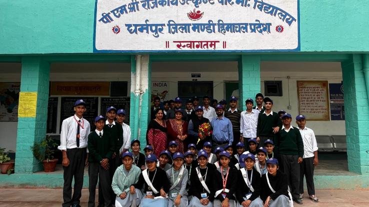 7 day NSS camp organized in Government Higher Secondary School Dharampur