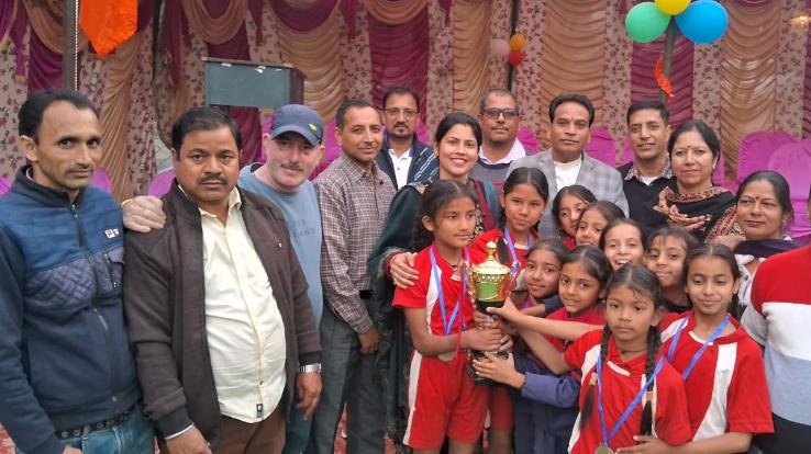 Successful completion of the third section level under-12 sports competition of Solan section