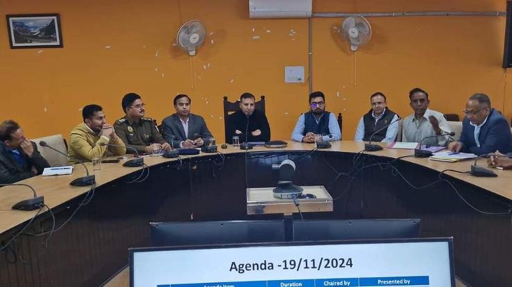 Review meeting on Good Governance Index held in Bilaspur